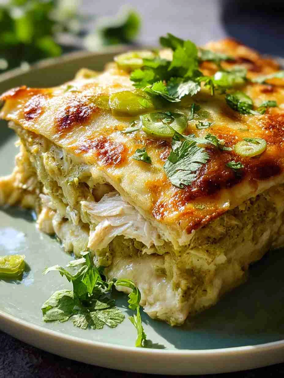Green Chile Chicken Enchiladas – Easy Dinner Idea Green Chile Chicken Enchiladas Dinner Idea