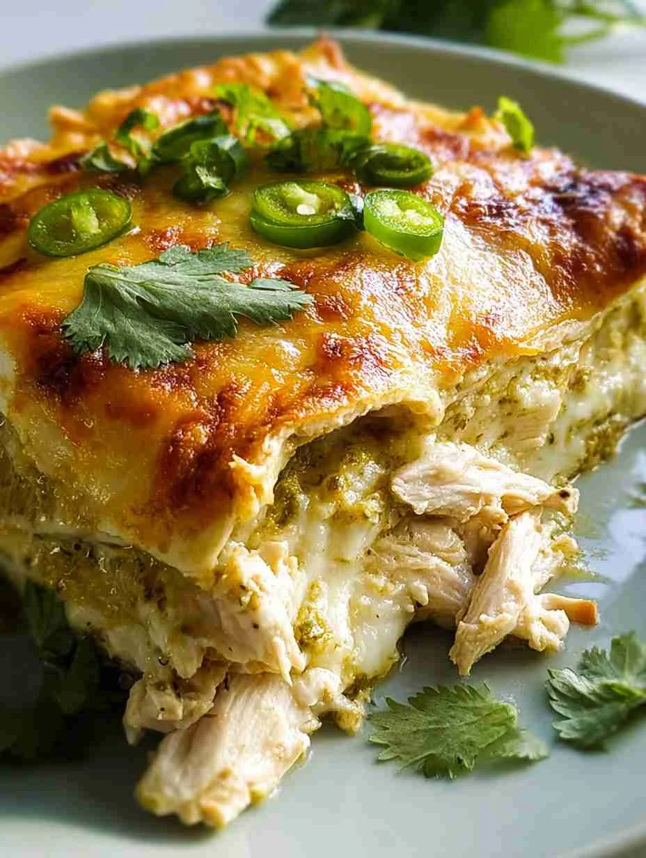 Green Chile Chicken Enchiladas – Easy Dinner Idea