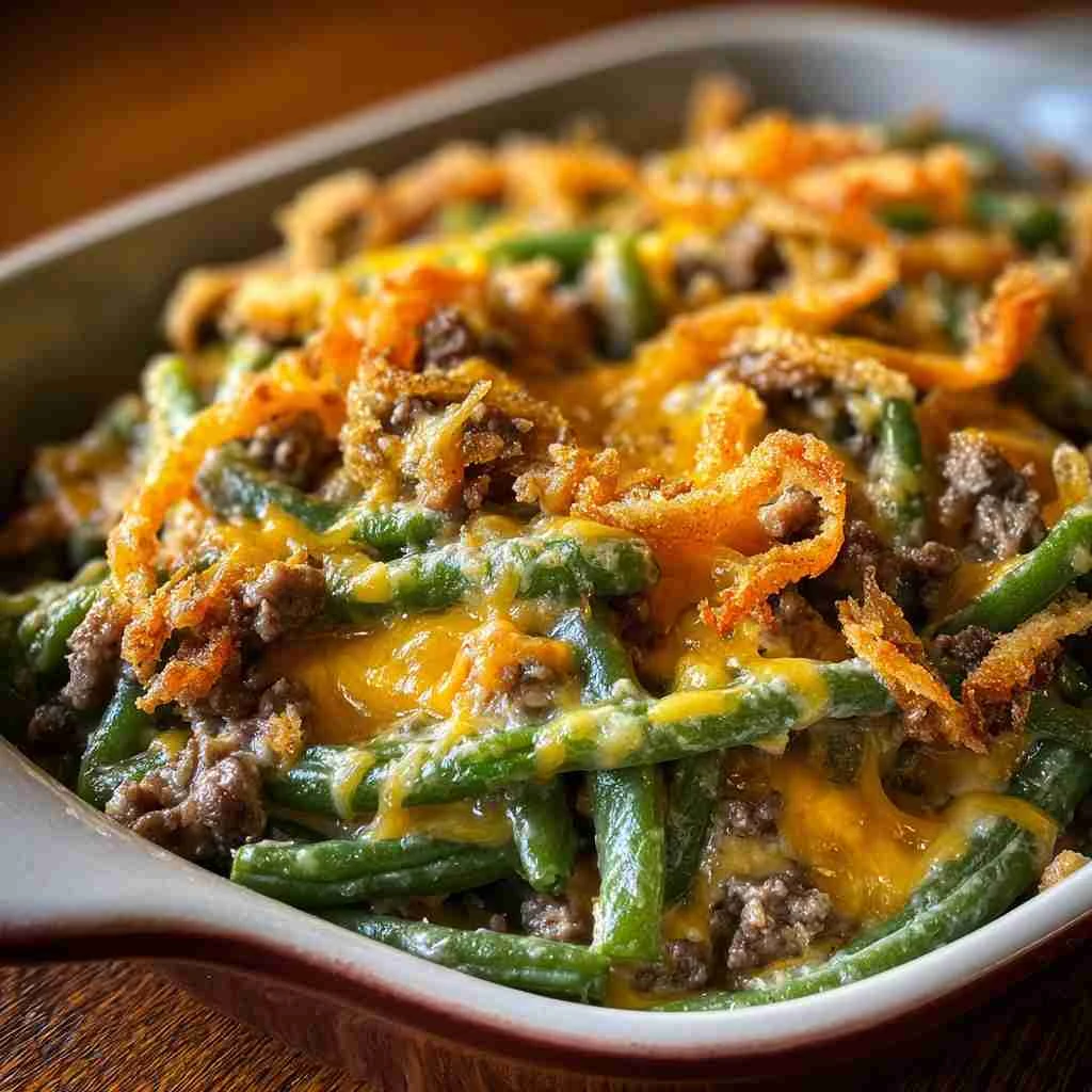 Hamburger Green Bean Casserole