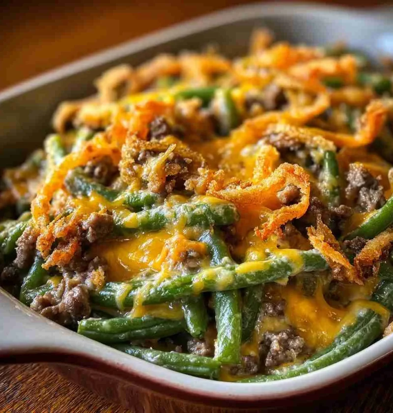 Hamburger Green Bean Casserole