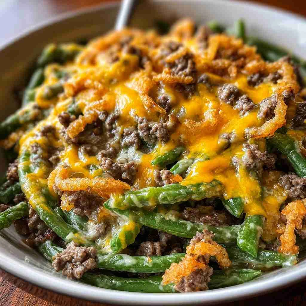 Hamburger Green Bean Casserole