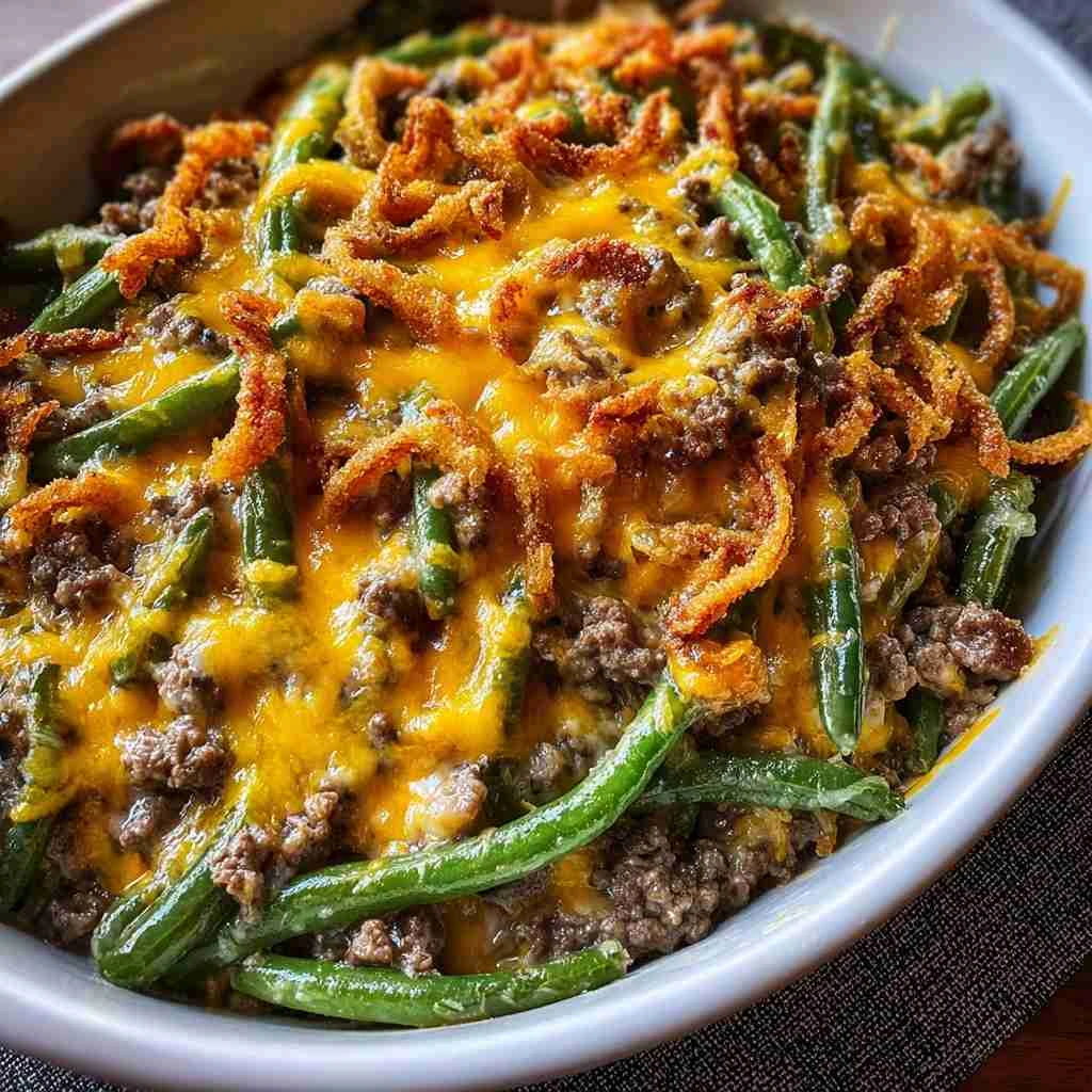 Hamburger Green Bean Casserole