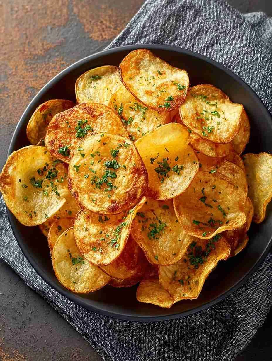 Healthy & Easy Air Fryer Potato Chips