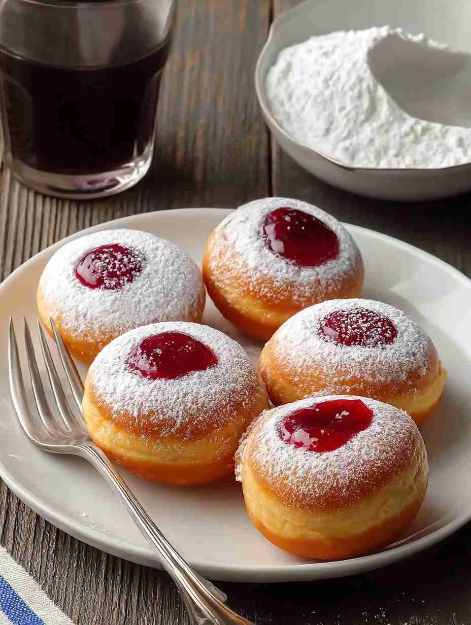 Homemade Sufganiyot Recipe Ideas Easy Sufganiyot Filling Recipes Best Oil For Frying Sufganiyot Gluten-free Sufganiyot Rec...