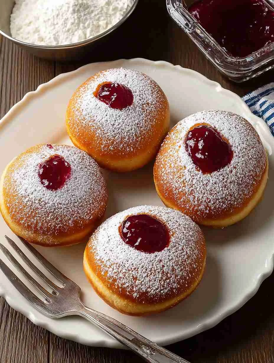 Homemade Sufganiyot Recipe Ideas Easy Sufganiyot Filling Recipes Best Oil For Frying Sufganiyot Gluten-free Sufganiyot Rec...