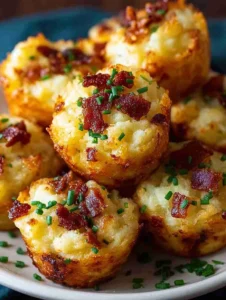 Loaded Mashed Potato Bites
