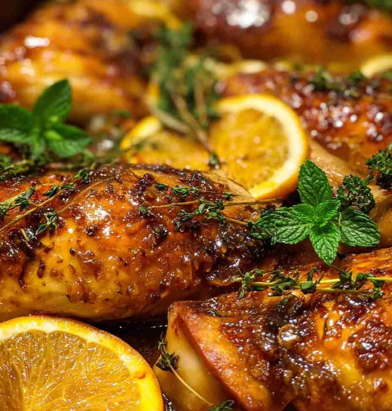 Maple Orange Glazed Chicken Quarters Maple Orange Glazed Chicken Quarters