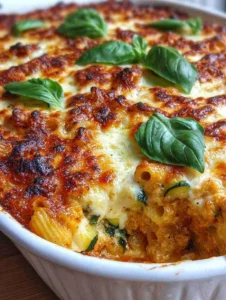 Mediterranean Creamy Cottage Cheese Baked Ziti with Hidden Veg