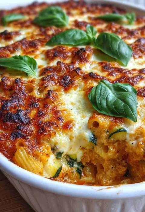 Mediterranean Creamy Ziti Recipe Hidden Veggie Baked Ziti Creamy Cottage Cheese Pasta Bake Healthy Mediterranean Ziti Bake...