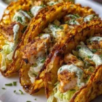 Mediterranean Creamy Cottage Cheese Cranberry Chicken Stuffed Peppers