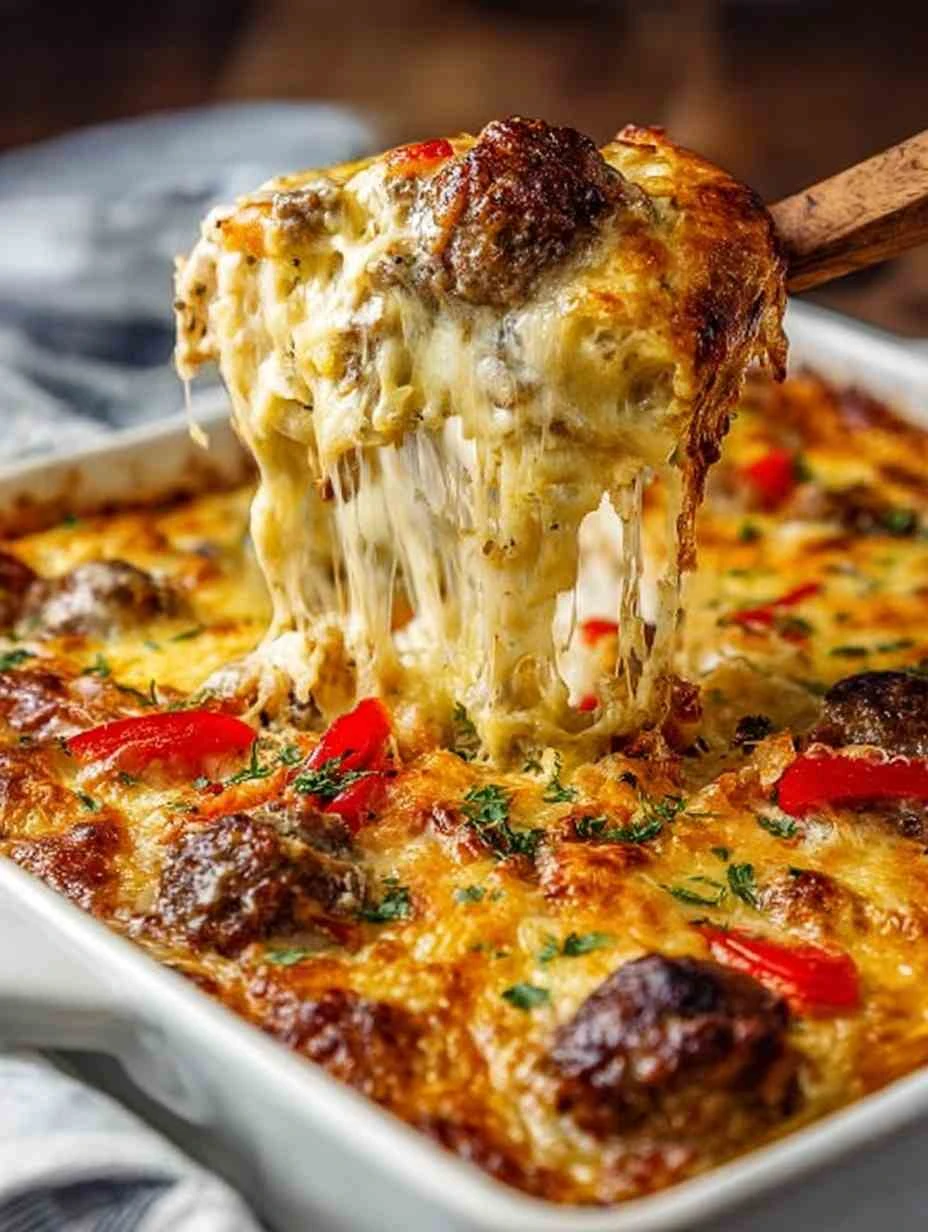 Mediterranean Philly Cheese Steak Casserole Recipe Grandma’s Homestyle Philly Cheese Steak Healthy Mediterranean Cheese ...