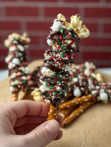 Popcorn Pretzel Rods