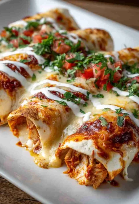 Queso Chicken Enchiladas Queso Chicken Enchiladas