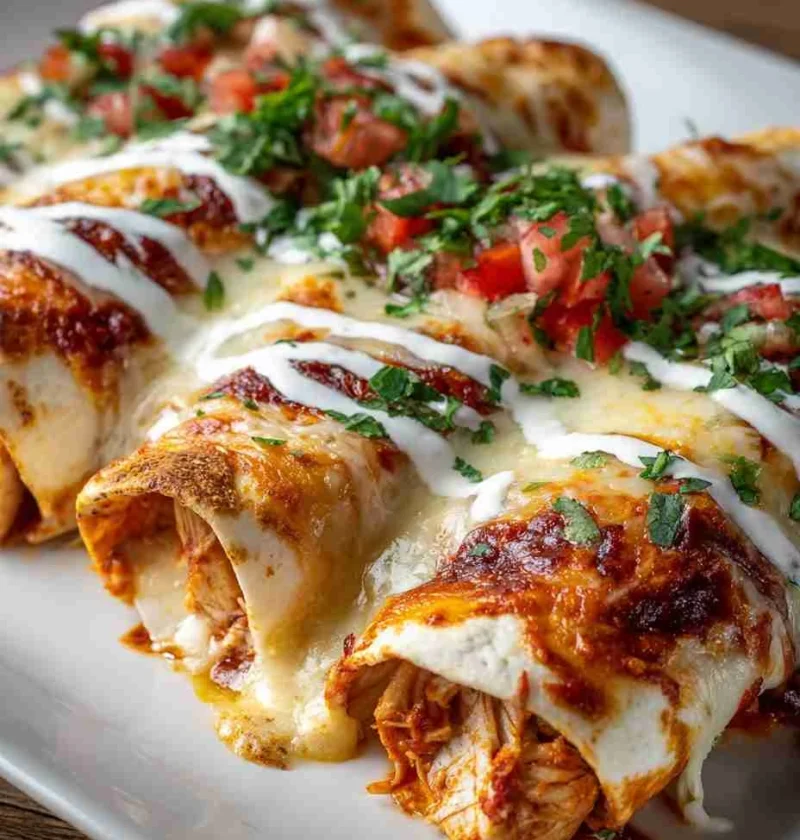 Queso Chicken Enchiladas Queso Chicken Enchiladas