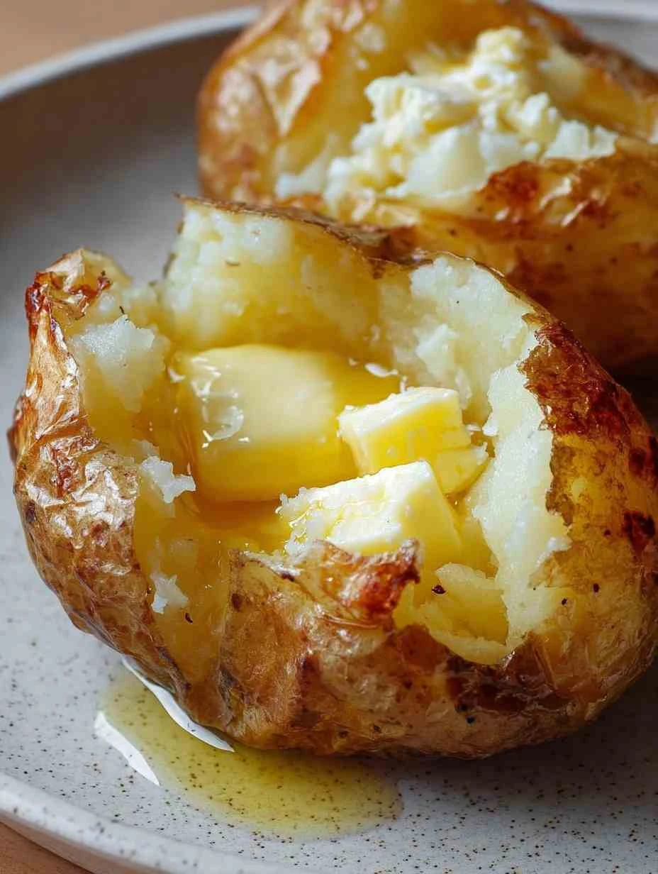 Quick Microwave Baked Potato Recipe Easy Microwave Baked Potatoes Fast Microwaved Baked Potatoes Best Microwave Baked Pota...
