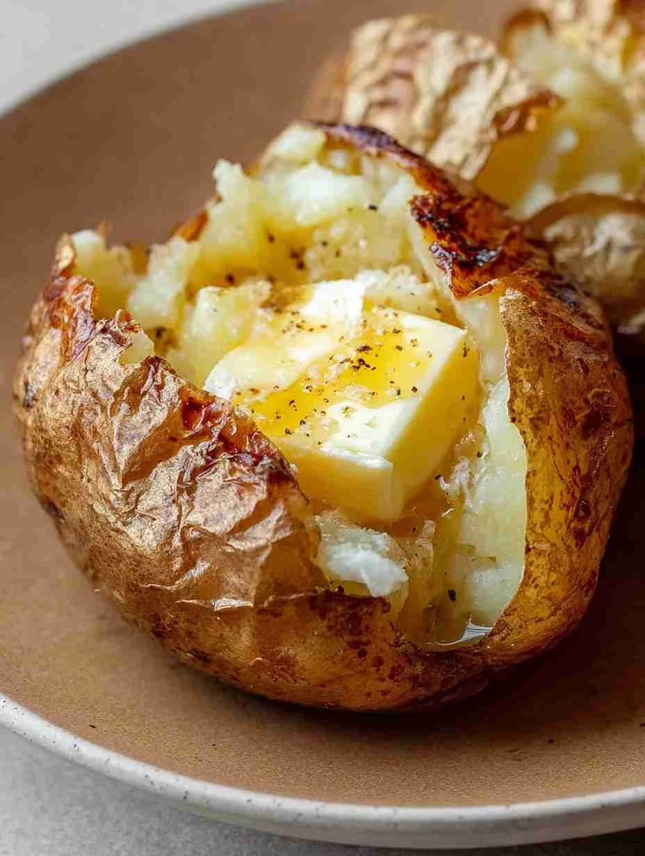 Quick Microwave Baked Potato Recipe Easy Microwave Baked Potatoes Fast Microwaved Baked Potatoes Best Microwave Baked Pota...