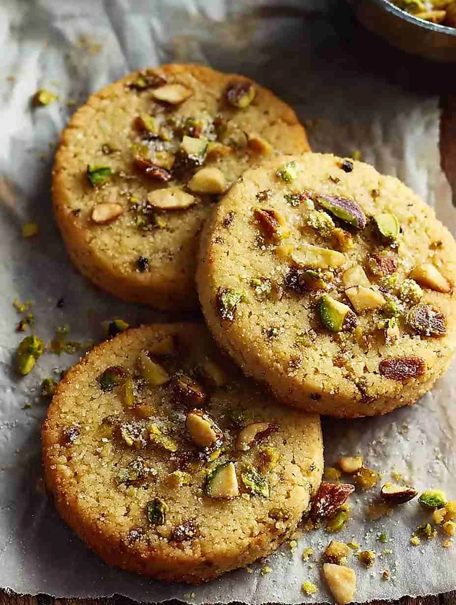 Salty Smoked Pistachioandhoney Shortbread Cookies Amazing Ultimate Recipe