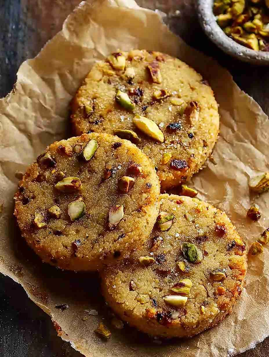 Salty Smoked Pistachioandhoney Shortbread Cookies Amazing Ultimate Recipe