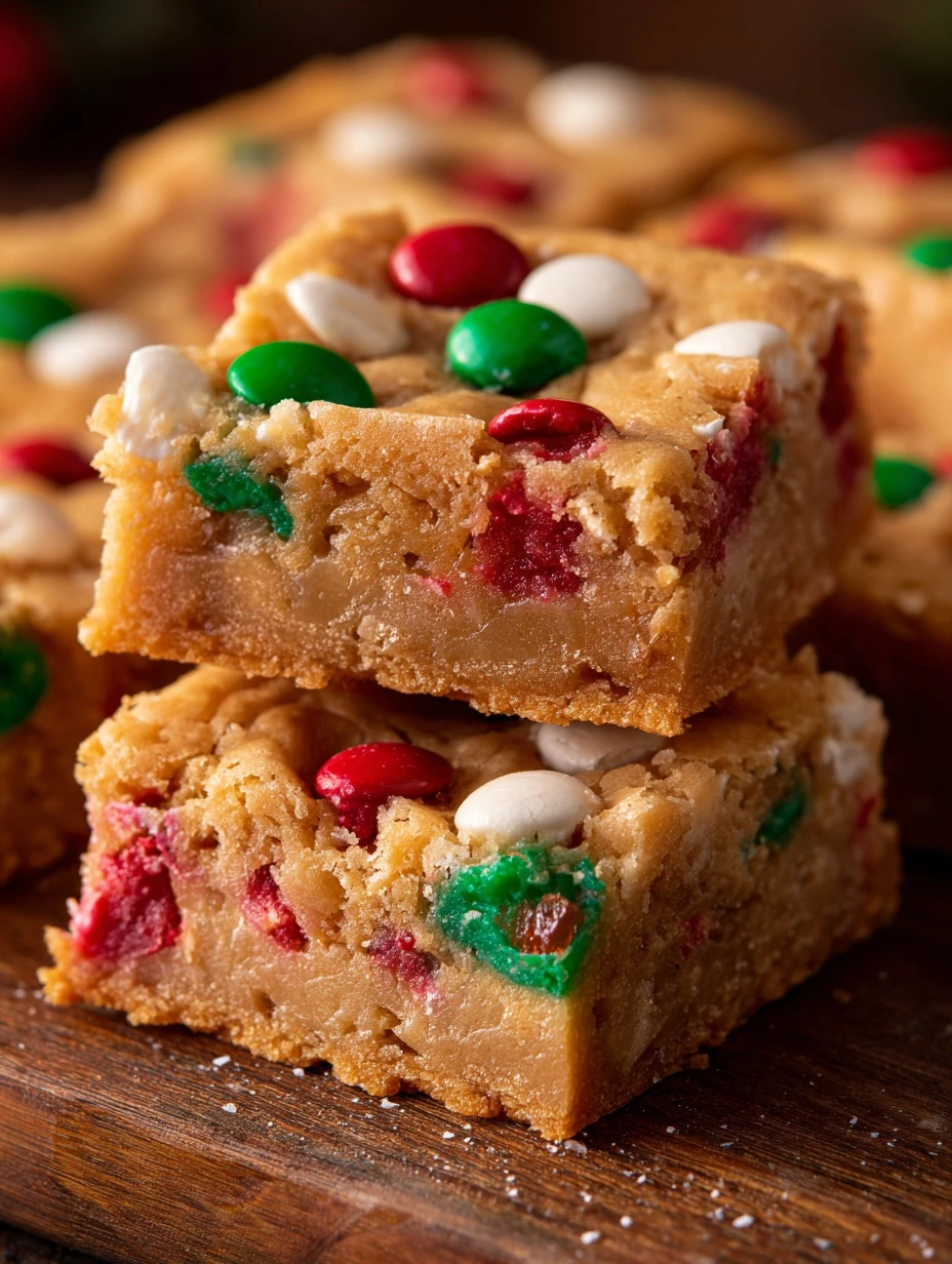 Santa’s Peanut Butter Cookie Bars For A Merry Holiday Treat Santas Peanut Butter Cookie Bars Merry Holiday