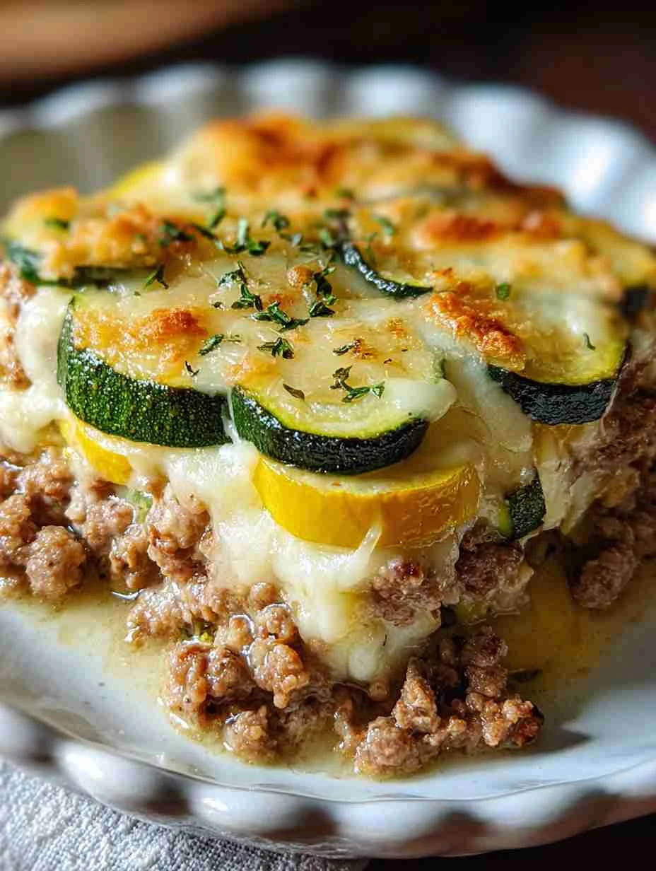Savory Ground Turkey Zucchini Casserole for Cozy Nights