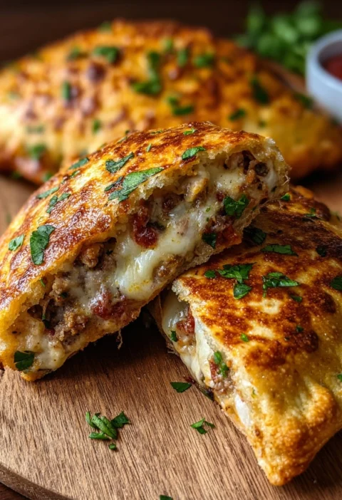 Savory Highprotein Keto Calzone Satisfy Your Cravings Today