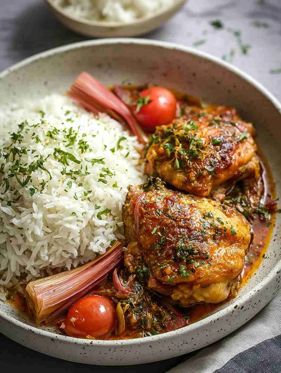 Savory Rhubarb Chicken: A Sweet Twist For Dinner Delight Savory Rhubarb Chicken Sweet Twist Dinner Delight