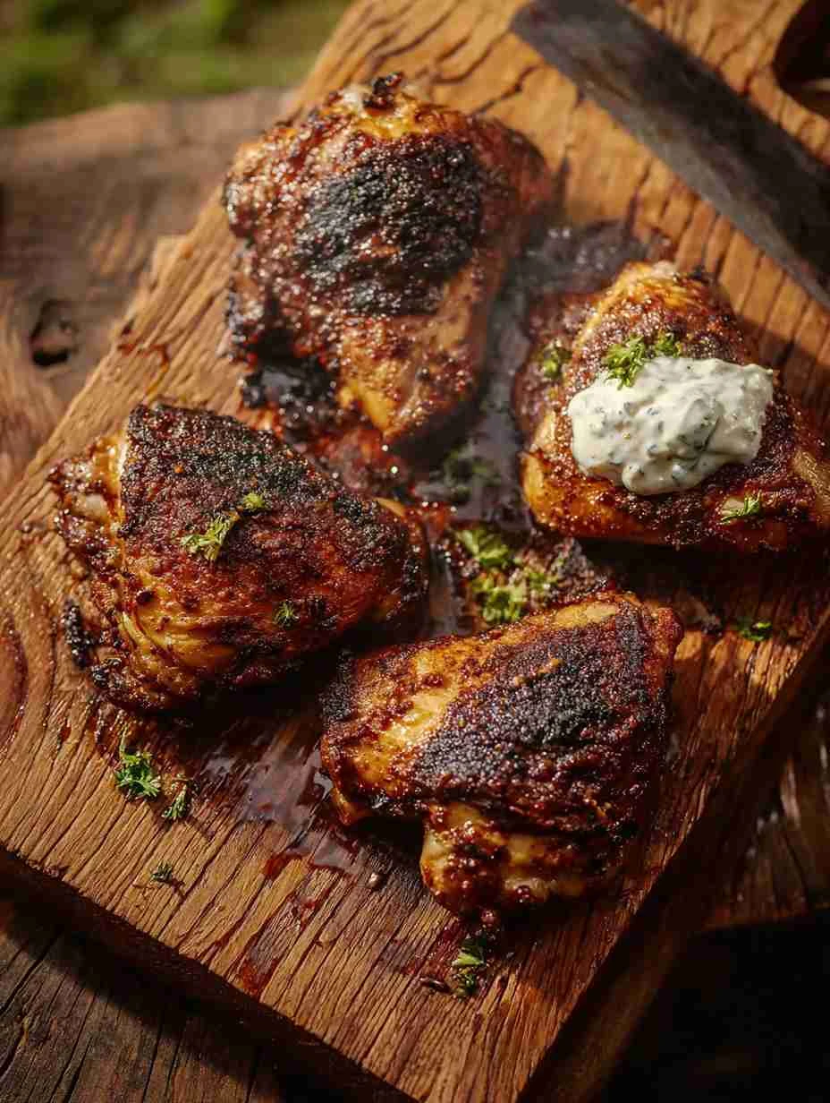 Smoky Pecan Chicken With Zesty Alabama White Sauce Smoky Pecan Chicken Zesty Alabama White Sauce