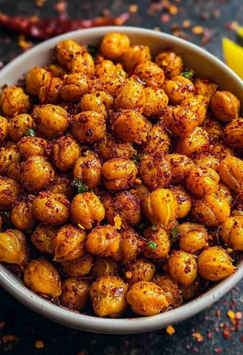 Spicy Smoky Roasted Chickpeas Recipe Homemade Spicy Roasted Chickpeas Best Spices For Roasted Chickpeas Smoky Flavor Chick...