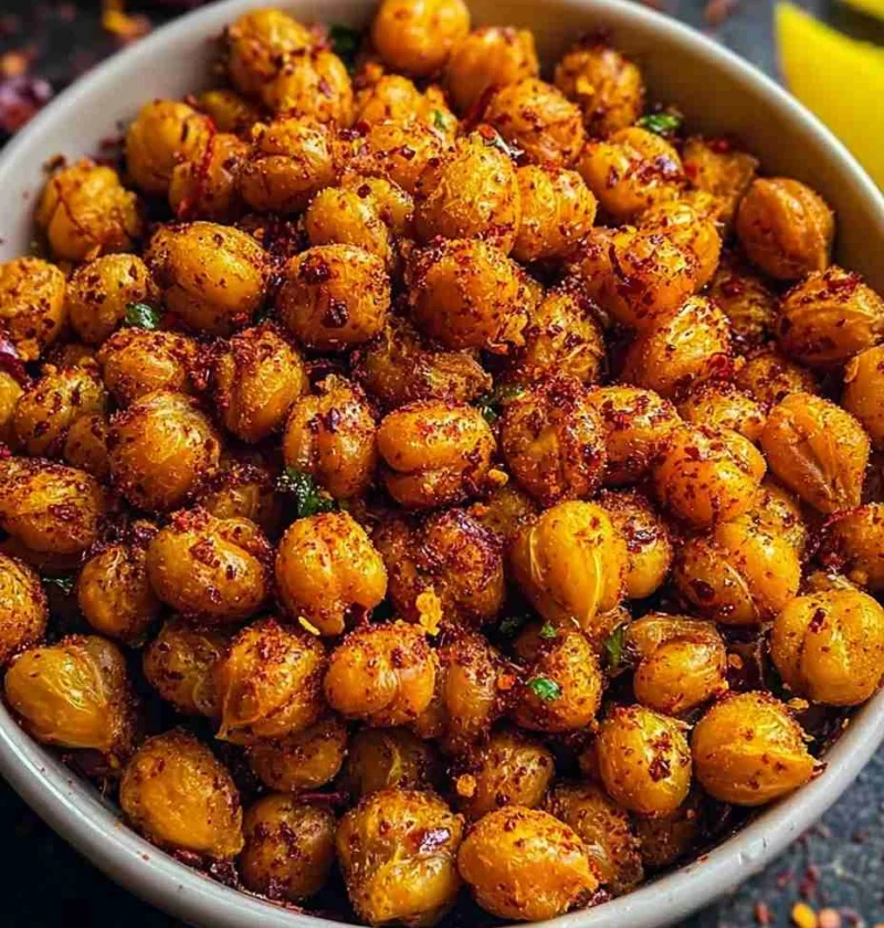 Spicy Smoky Roasted Chickpeas Recipe Homemade Spicy Roasted Chickpeas Best Spices For Roasted Chickpeas Smoky Flavor Chick...