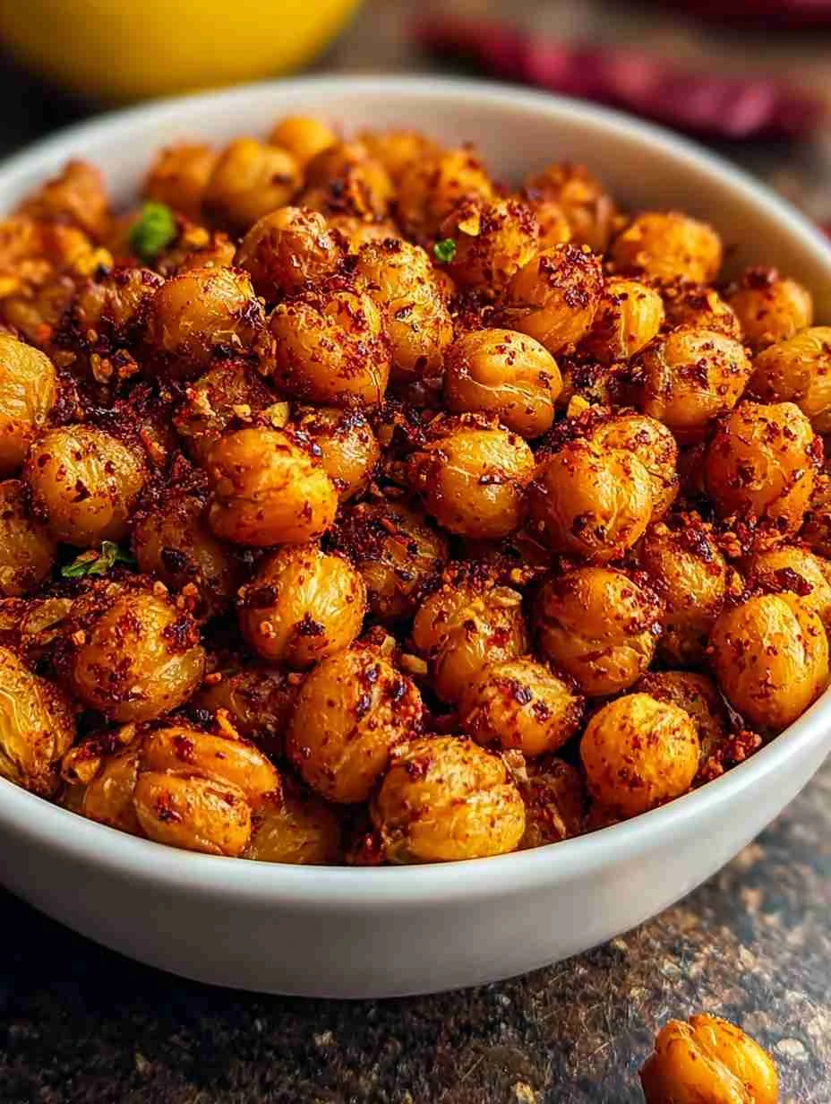 Spicy Smoky Roasted Chickpeas Recipe Homemade Spicy Roasted Chickpeas Best Spices For Roasted Chickpeas Smoky Flavor Chick...