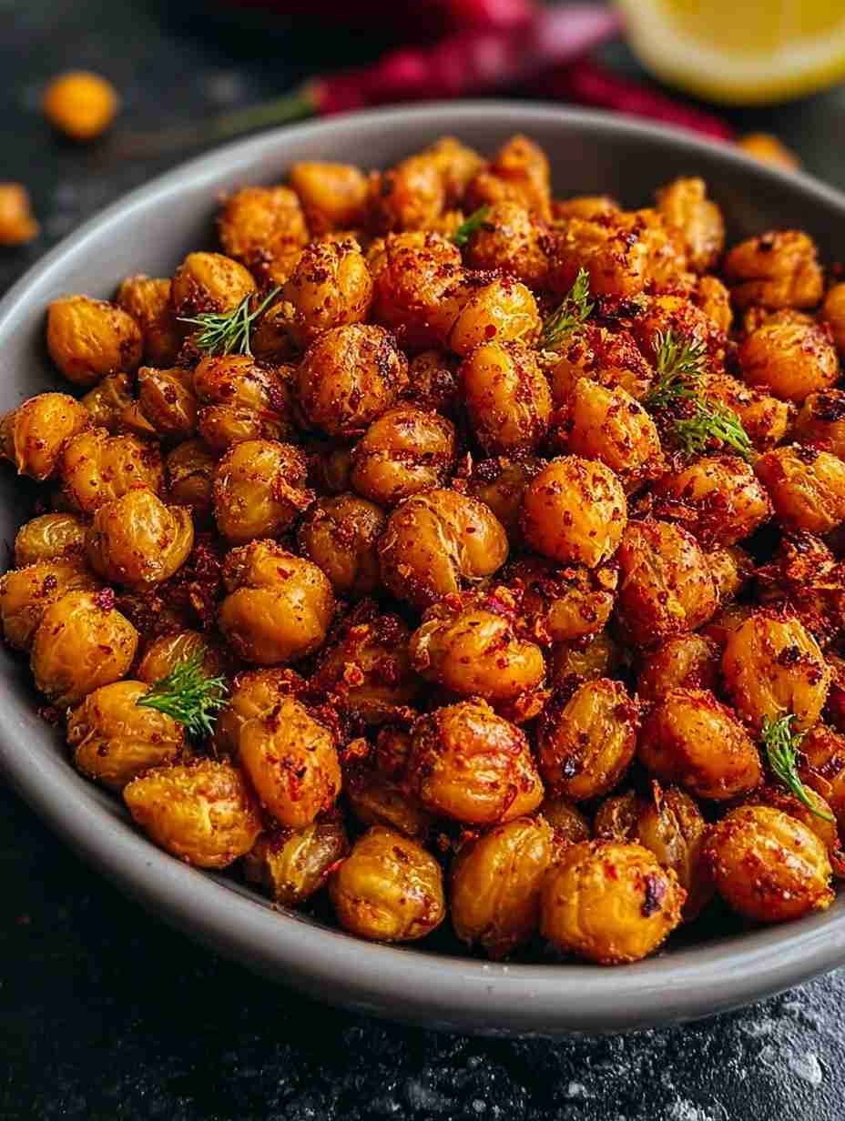 Spicy Smoky Roasted Chickpeas Recipe Homemade Spicy Roasted Chickpeas Best Spices For Roasted Chickpeas Smoky Flavor Chick...