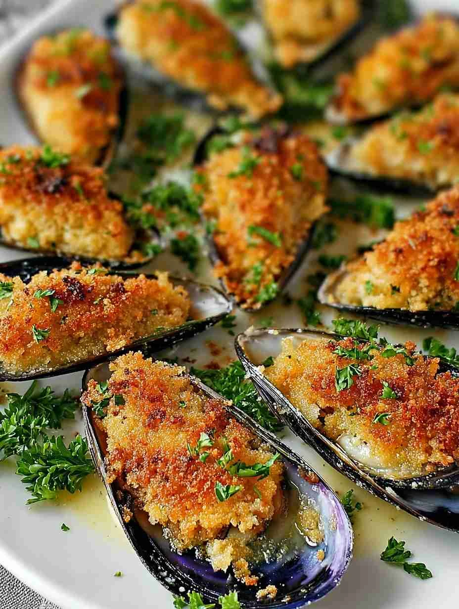 Stuffed Baked Mussels Amazing Ultimate Recipe