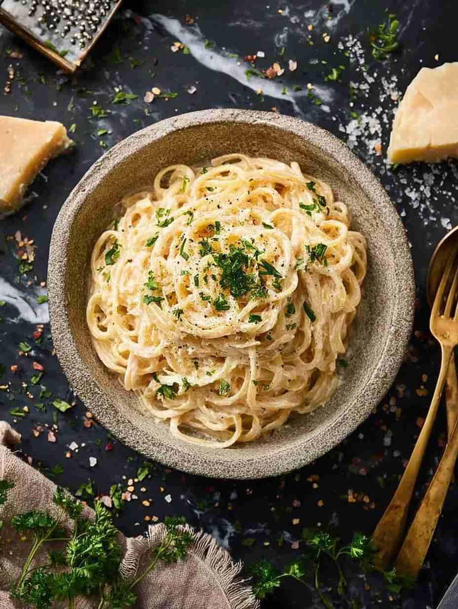 The “Impossible” High-Protein Cottage Cheese Alfredo (30g Protein Tastes Like The Real Thing) Impossible Highprotein C...