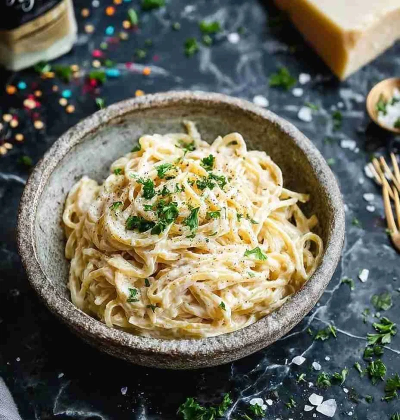 The “Impossible” High-Protein Cottage Cheese Alfredo (30g Protein Tastes Like The Real Thing) Impossible Highprotein C...