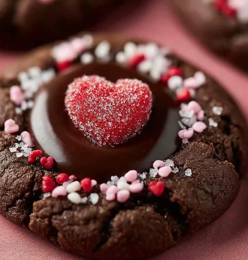 Valentine Ganache Cookies Indulgent Treat Sweethearts