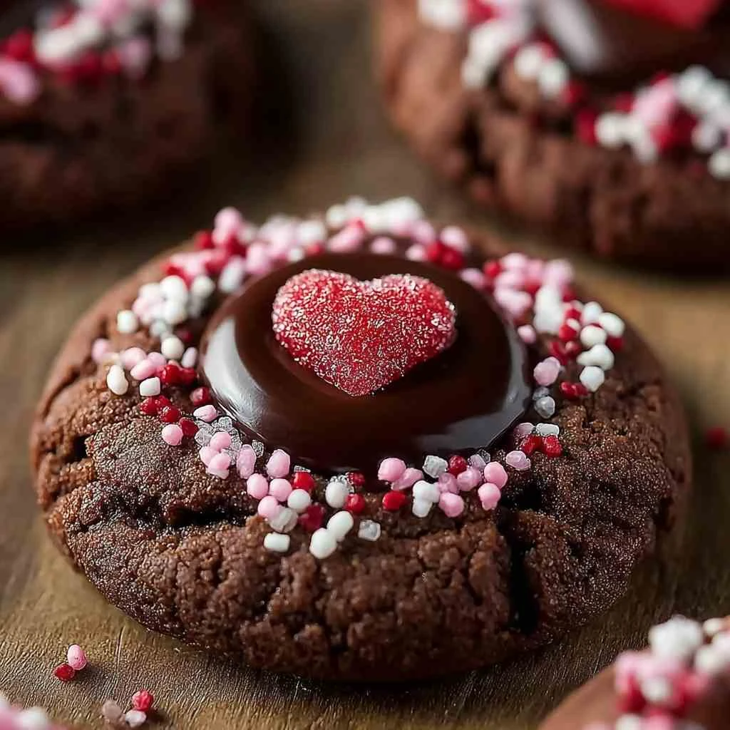 Valentine Ganache Cookies Indulgent Treat Sweethearts