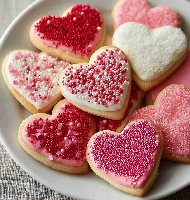Valentines Day Heart Cookies