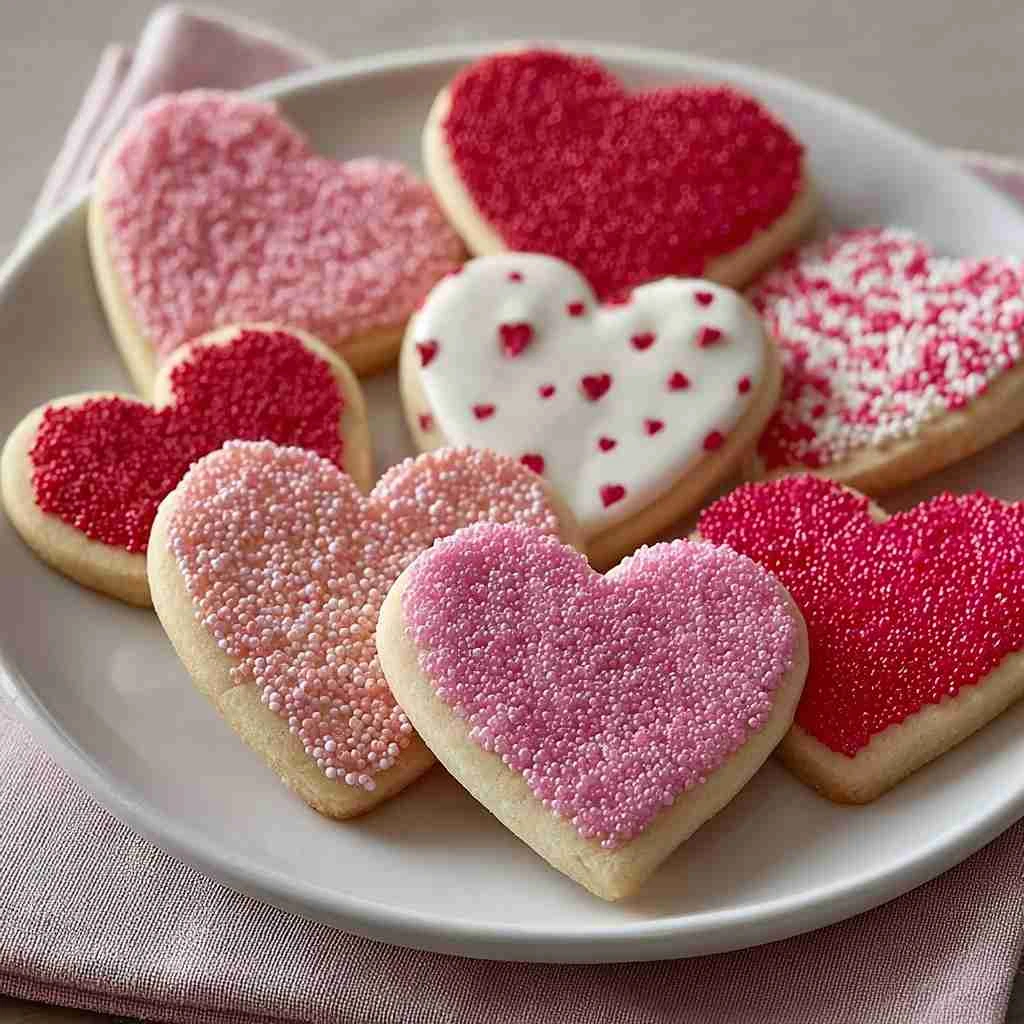 Valentines Day Heart Cookies