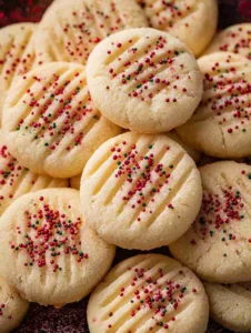 Whipped Shortbread Cookies