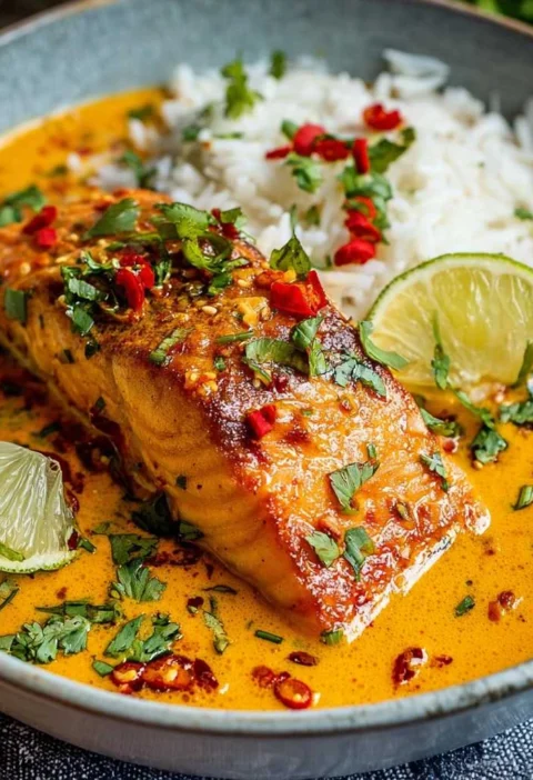 Minute Coconut Thai Salmon Curry Stressfree Dinners