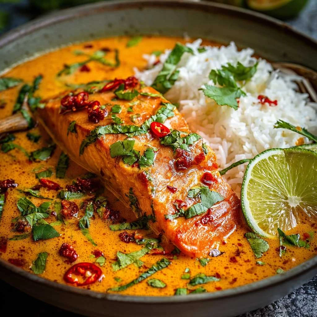 Minute Coconut Thai Salmon Curry Stressfree Dinners