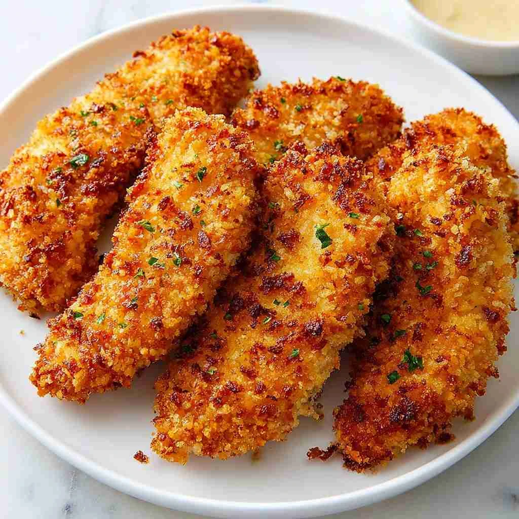 Air Fryer Chicken Caesar Cutlets Crispy Classic Recipe