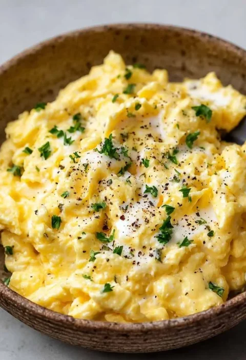 Anthony Bourdain Scrambled Eggs Sour Cream Bliss