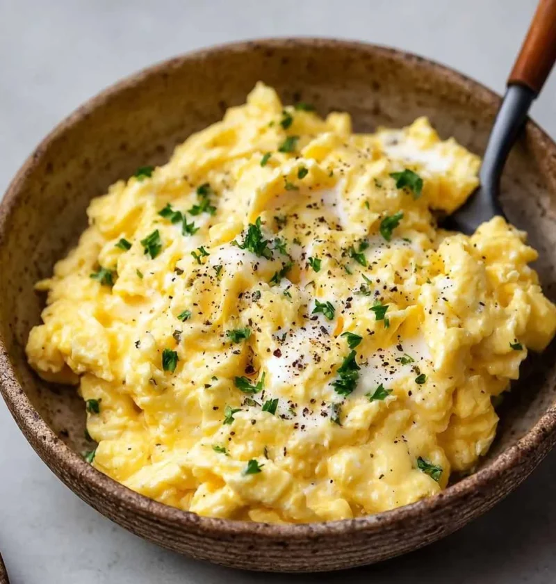 Anthony Bourdain Scrambled Eggs Sour Cream Bliss