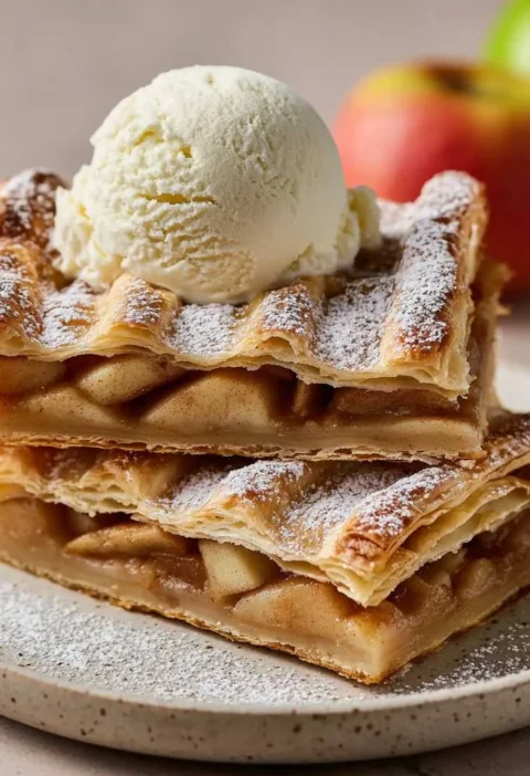 Apple Slab Pie Puff Pastry
