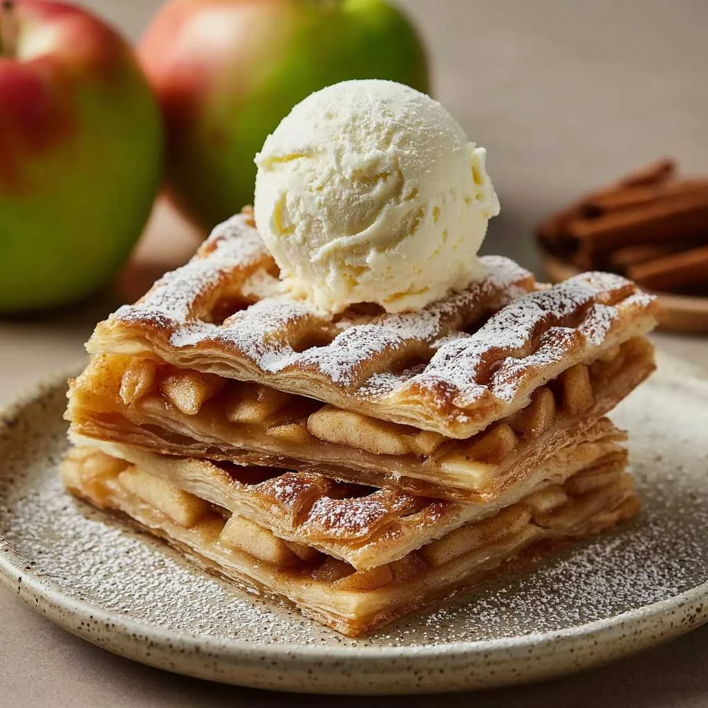 Apple Slab Pie Puff Pastry