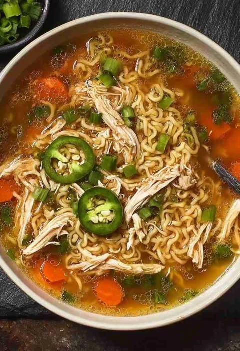 Aromatic Ginger Scallion Chicken Noodle Soup Recipe Guide