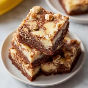 Banana Pudding Brownies