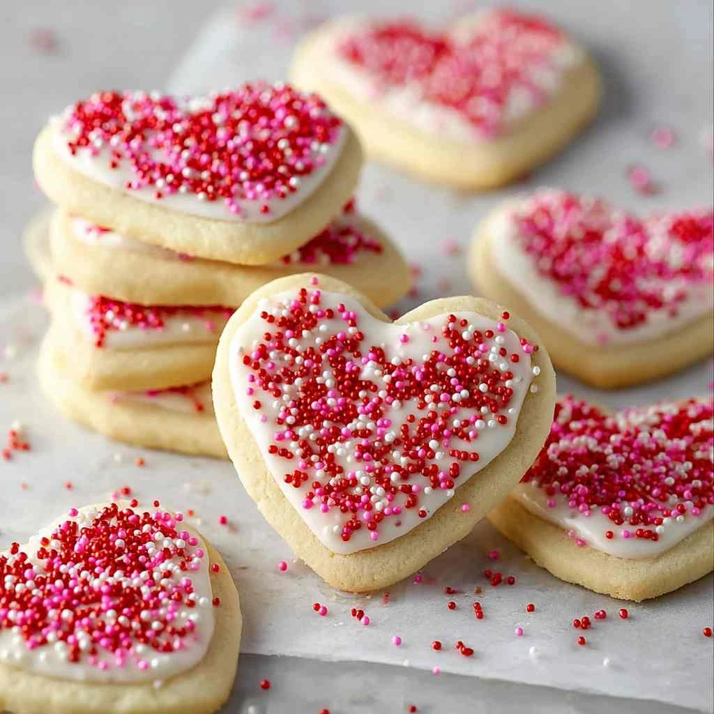 Best Non-Alcohol Valentine Sugar Cookies-Festive Treat