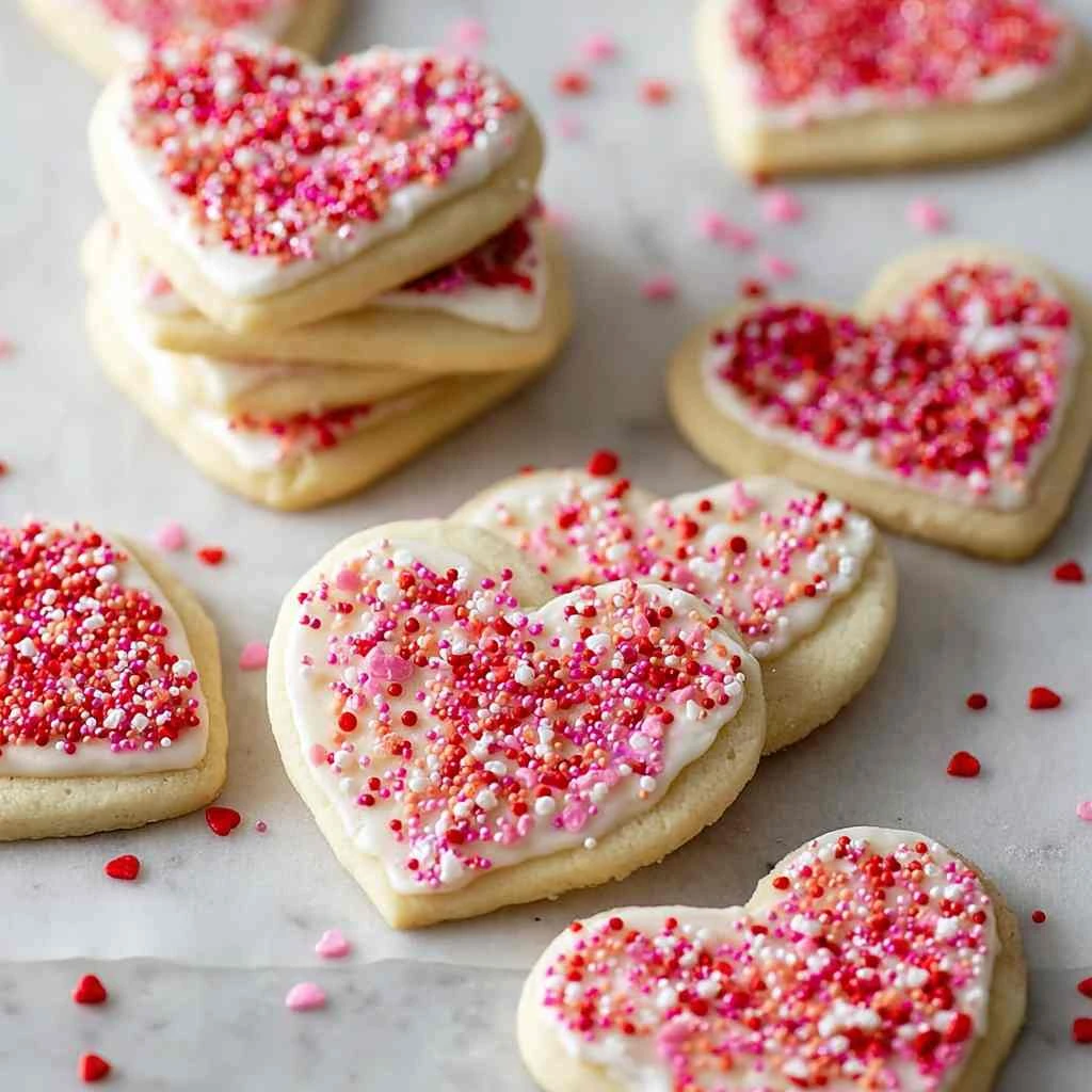 Nonalcohol Valentine Sugar Cookiesfestive Treat